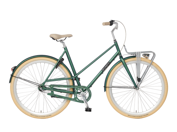 BSP Gaev Damesfiets Emerald Green Staal Frame Retro Design Maat L - AE-trading