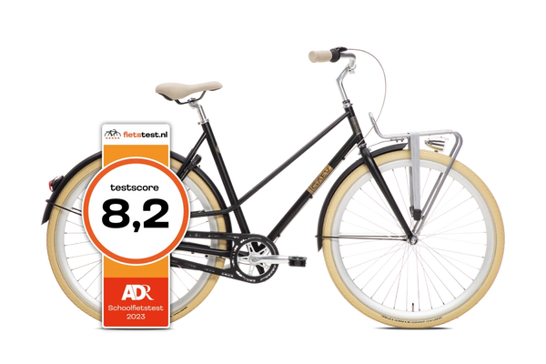 BSP Gaev Damesfiets Onyx Zwart L Met Stalen Frame En Retro Design - AE-trading