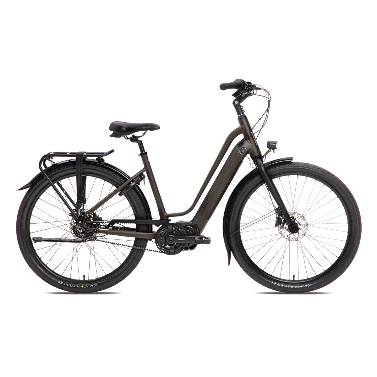 BSP Musa S Women Dark Oak XS 47cm - Elektrische Damesfiets - 145 km Actieradius - Shimano Steps 6100 Motor - 8 Versnellingen - Belt Drive - Hydraulische Schijfremmen - 28 Inch - AE-trading