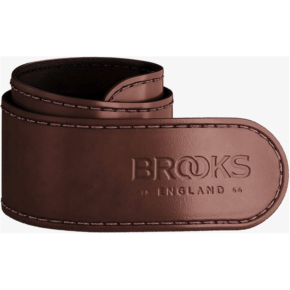 Brooks broekklem leer a brown - AE-trading