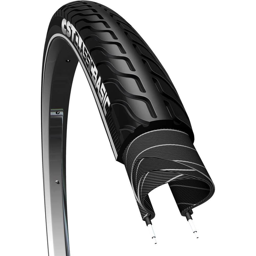 CST btb Basic 24 x 1 3/8 zw refl - AE-trading