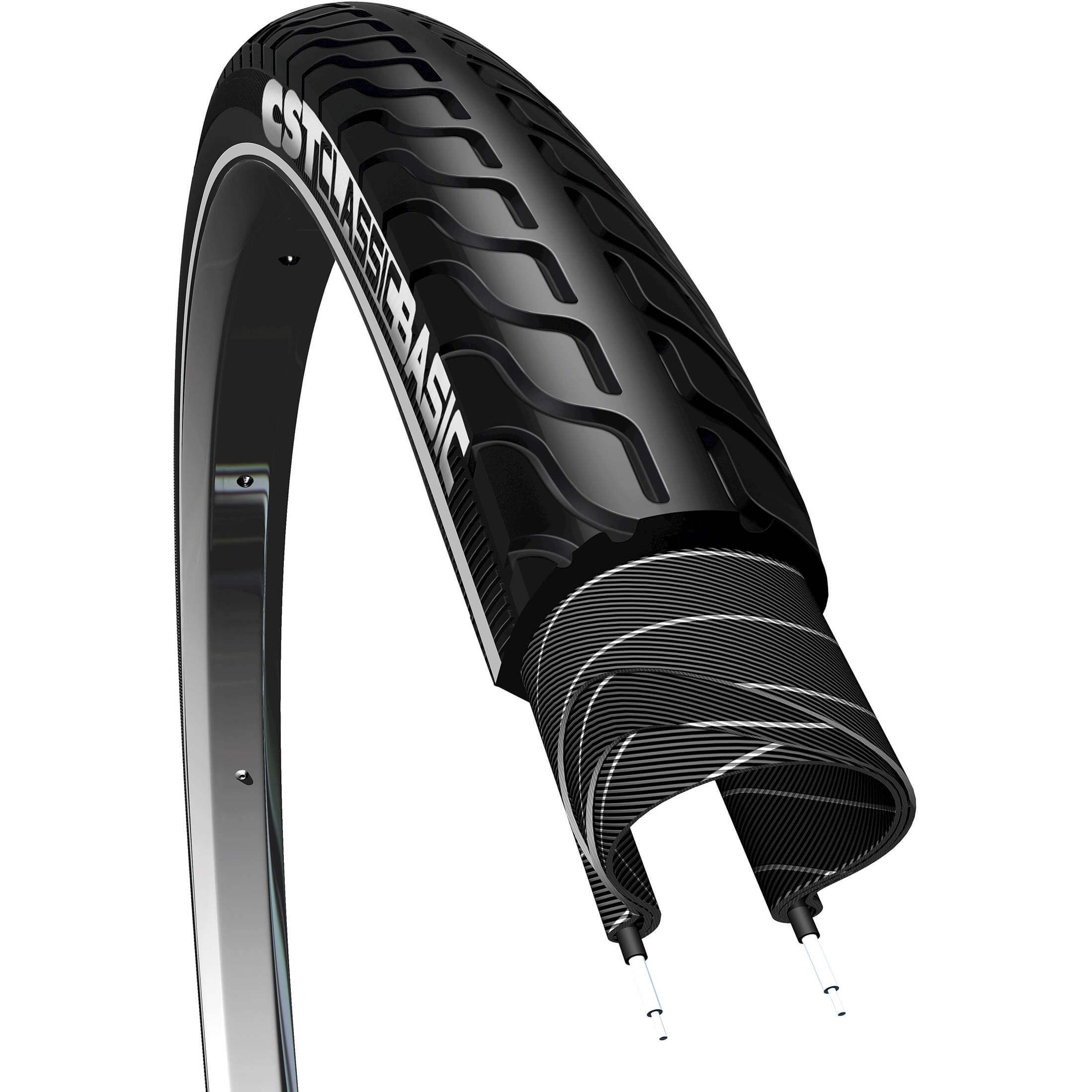 CST btb Basic 28 x 1 1/2 zw refl - AE-trading