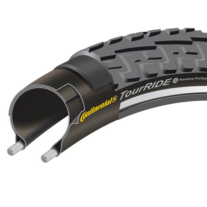 Continental btb Ride Tour 27 x 1 1/4 zw refl - AE-trading