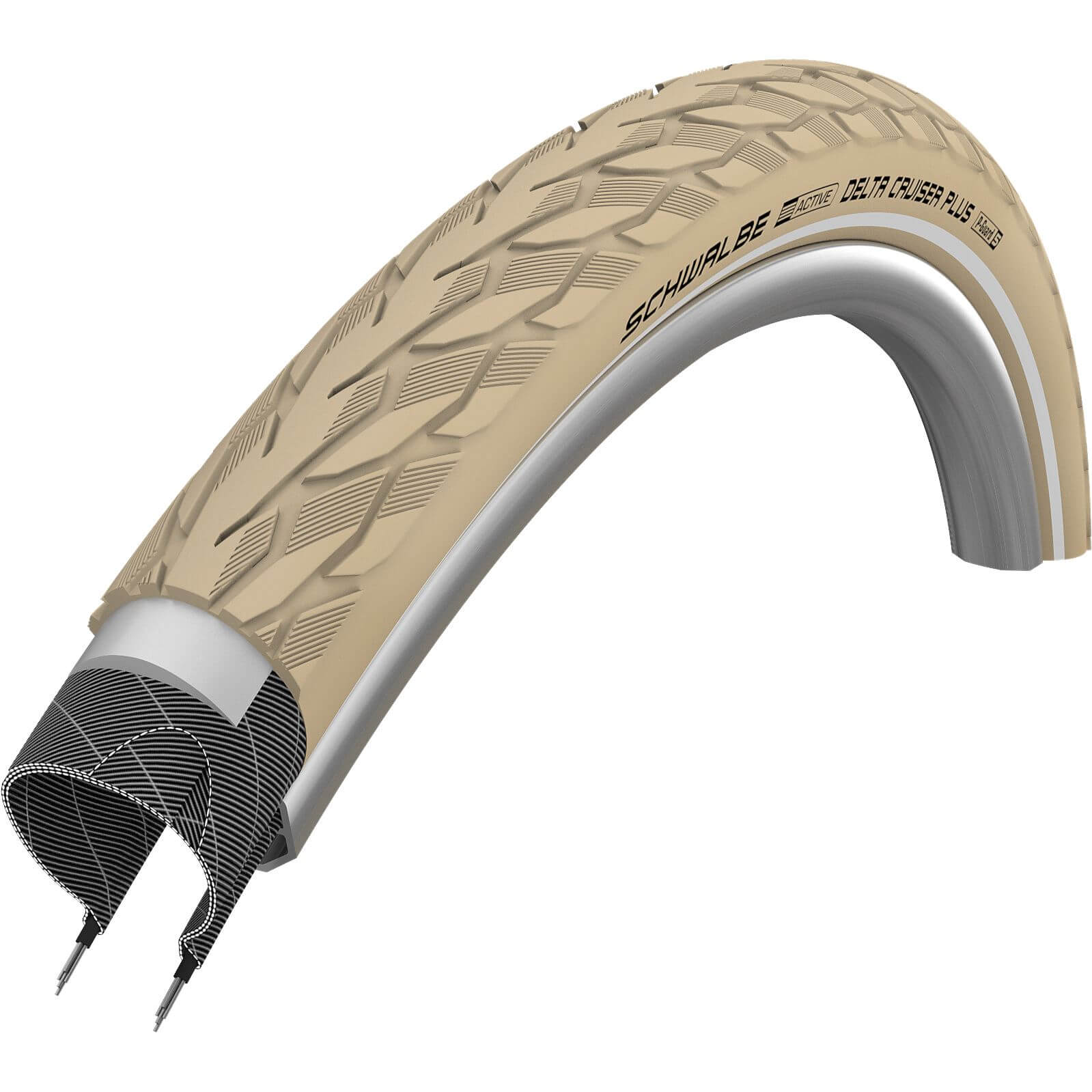 Schwalbe btb Delta Cruiser Plus 28 x 1.40 creme refl - AE-trading