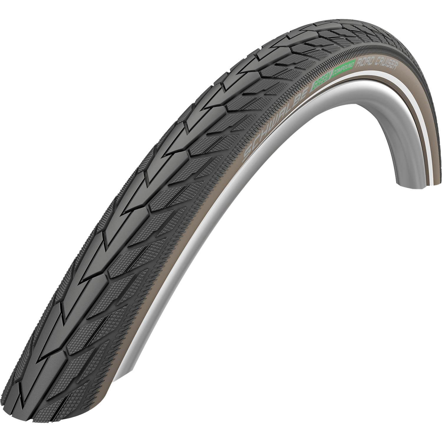 Schwalbe btb Road Cruiser 28 x 1.60 zwart/coffee refl - AE-trading