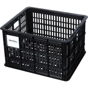 Basil fietskrat M black 29.5L recycled - AE-trading