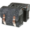Basil fietstas dubbel Boheme charcoal MIK 35L - AE-trading