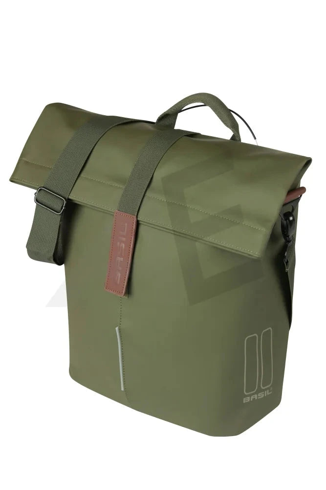 Basil shoppertas City MIK Studs mos groen 14-16L - AE-trading