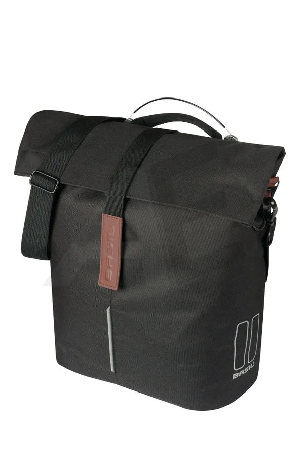 Basil shoppertas City MIK Studs zwart 14-16L - AE-trading