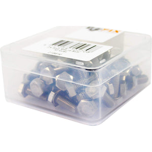 Bofix doos bout zeskante kop M6x16 RVS (50 stuks) - AE-trading