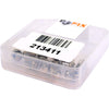 Bofix doos spatbord oogbout bleumel RVS (12 stuks) - AE-trading