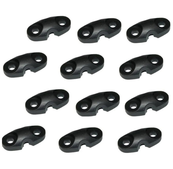 Bofix doos spatbordstang klemstuk pvc (12 stuks) - AE-trading