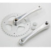 Cortina crankstel 42t 3/32 alu silver - AE-trading