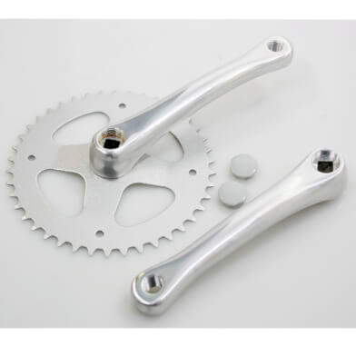 Cortina crankstel 42t 3/32 alu silver - AE-trading