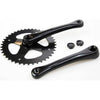 Cortina crankstel 42t 3/32 alu zwart - AE-trading