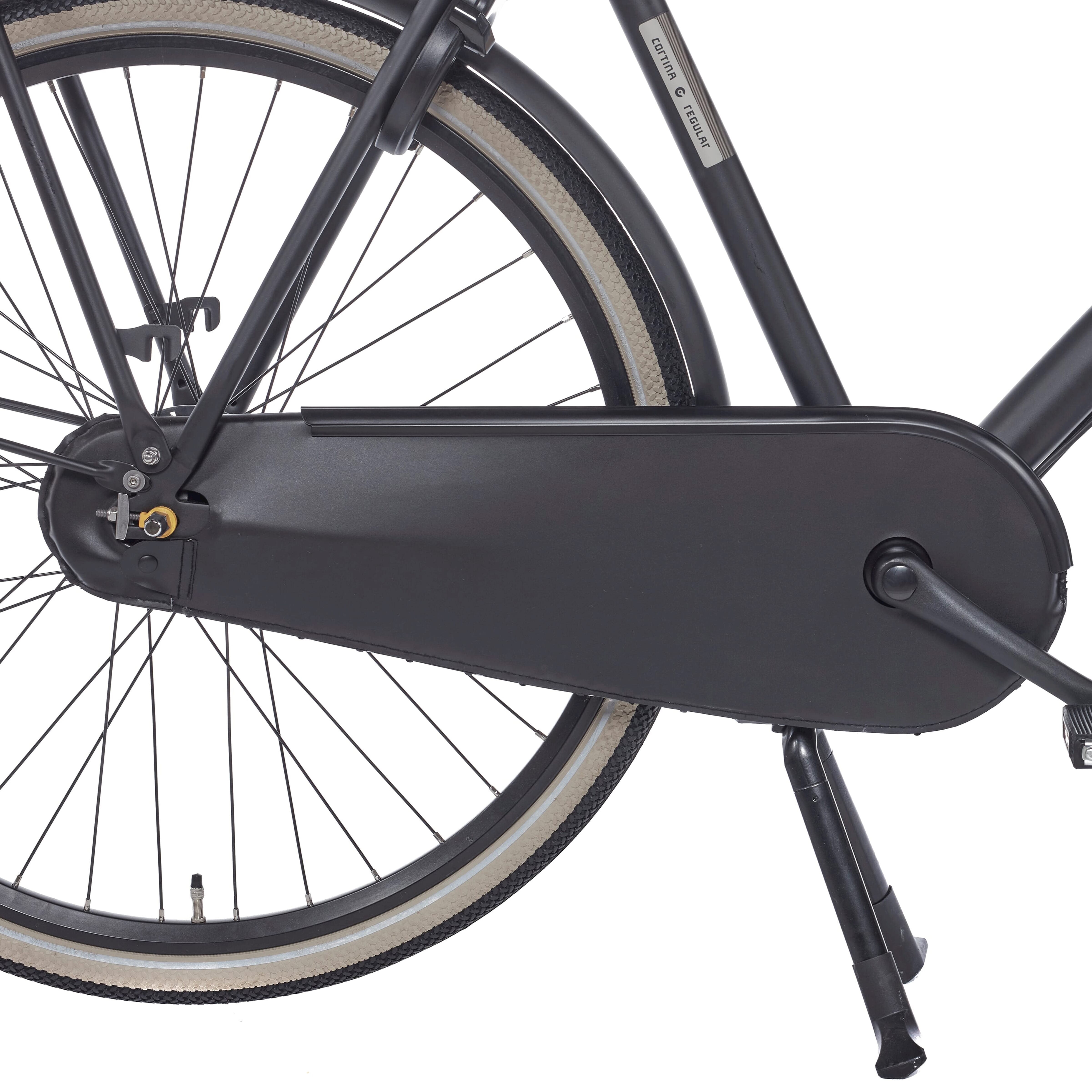 Cortina kettingkast lakdoek U4 jet black matt 7v zw - AE-trading