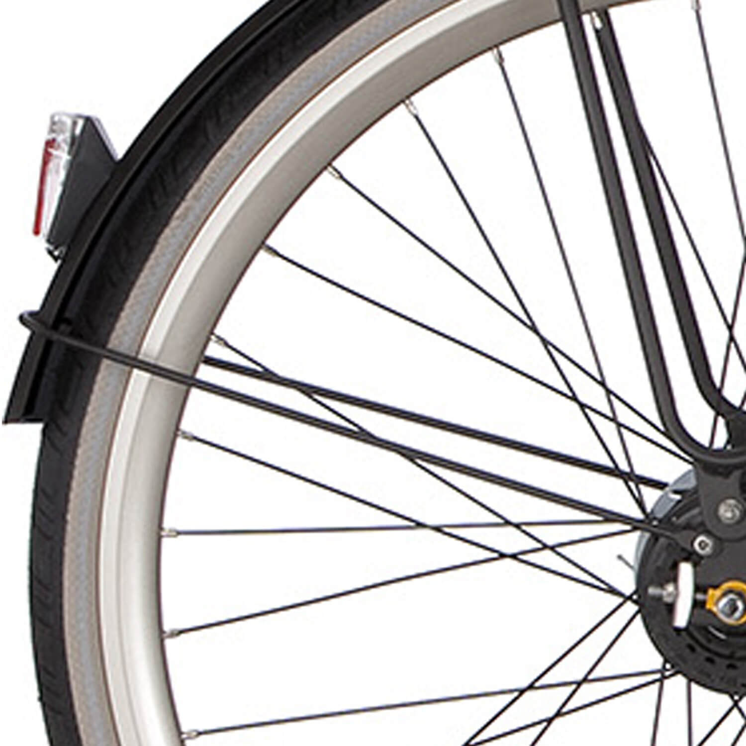 Cortina spatbordstang achter 28 Speed matt licorice - AE-trading