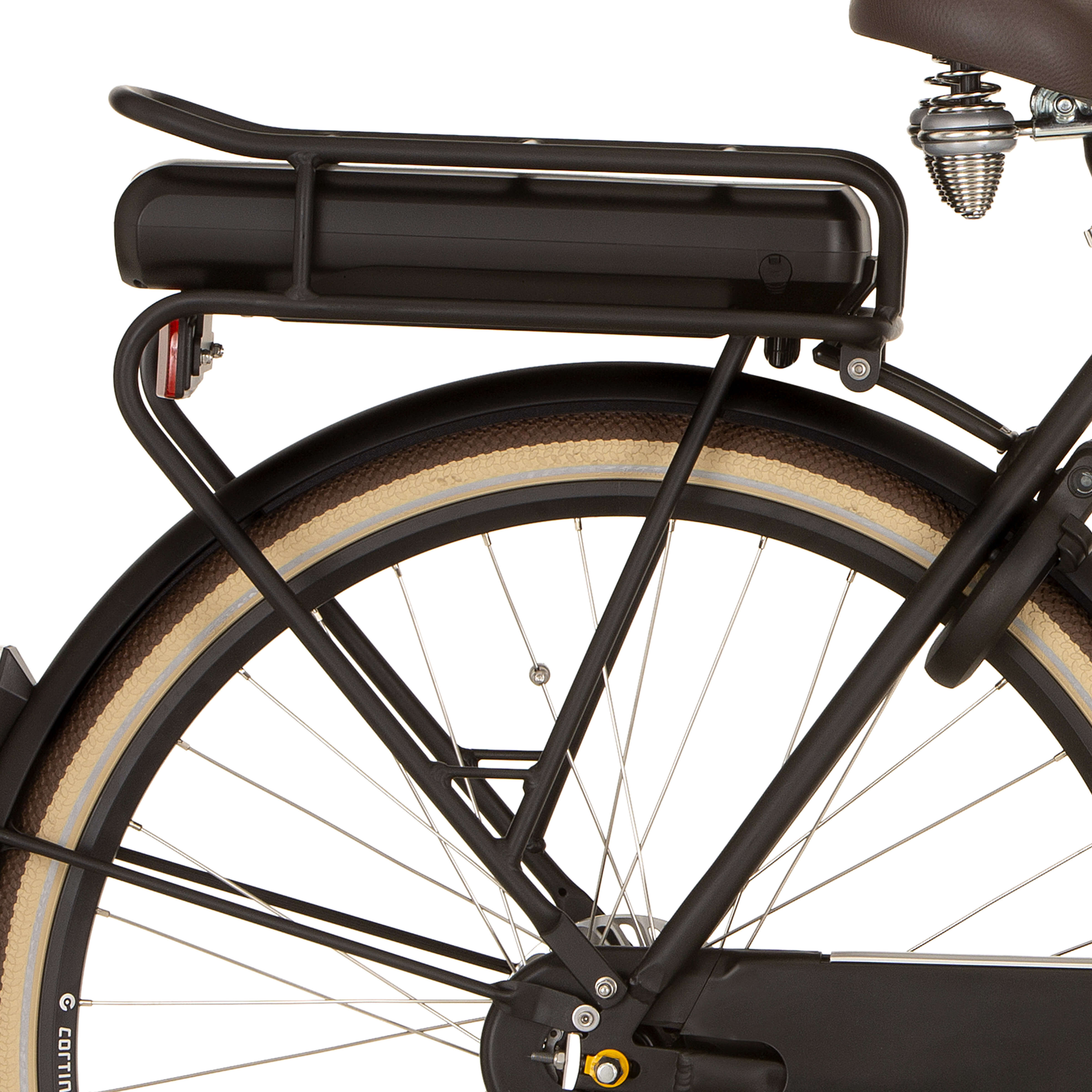 Cortina achterdrager E-U4 Bafang jet black matt - AE-trading