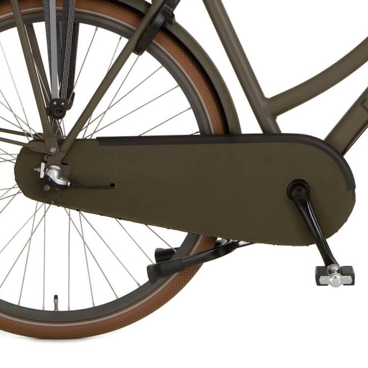 Cortina kettingkast lakdoek U4 dark olive matt 3v - AE-trading