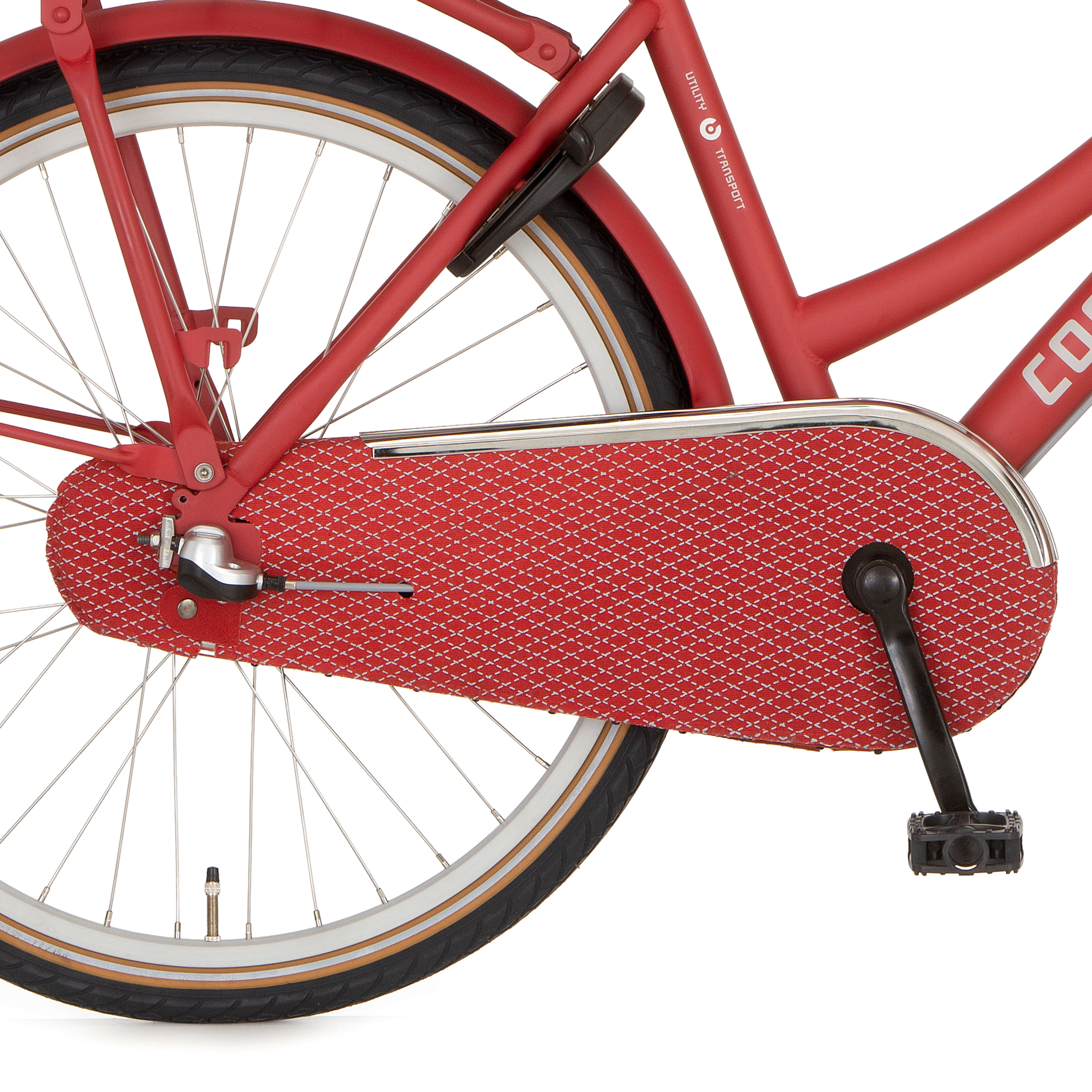 Cortina kettingkast canvas 24 U4 true red matt - AE-trading