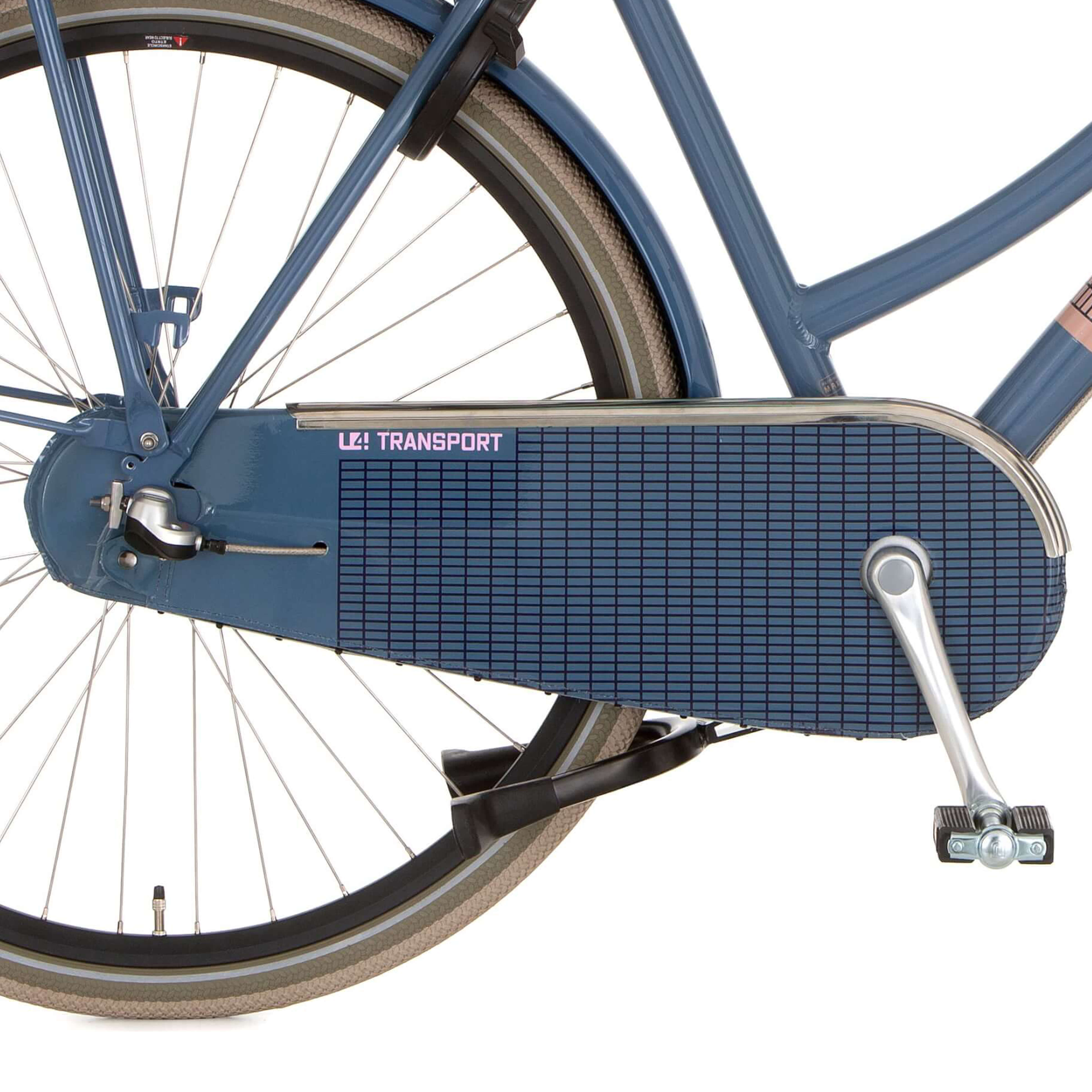 Cortina kettingkast lakdoek U4 dull blue 3v - AE-trading