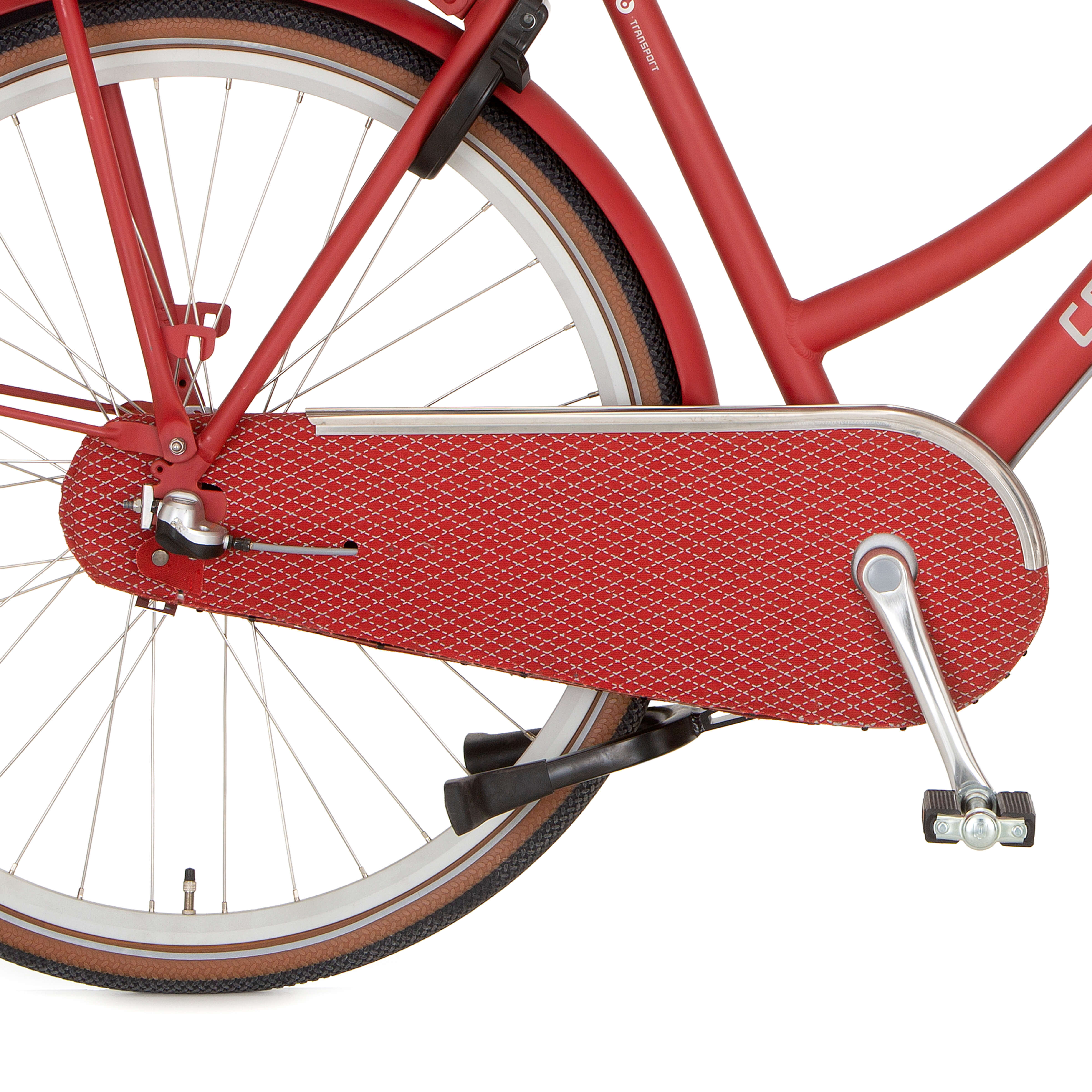Cortina kettingkast canvas U4 true red matt - AE-trading