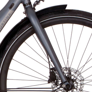 Cortina voorvork E-Mozzo titanium matt - AE-trading