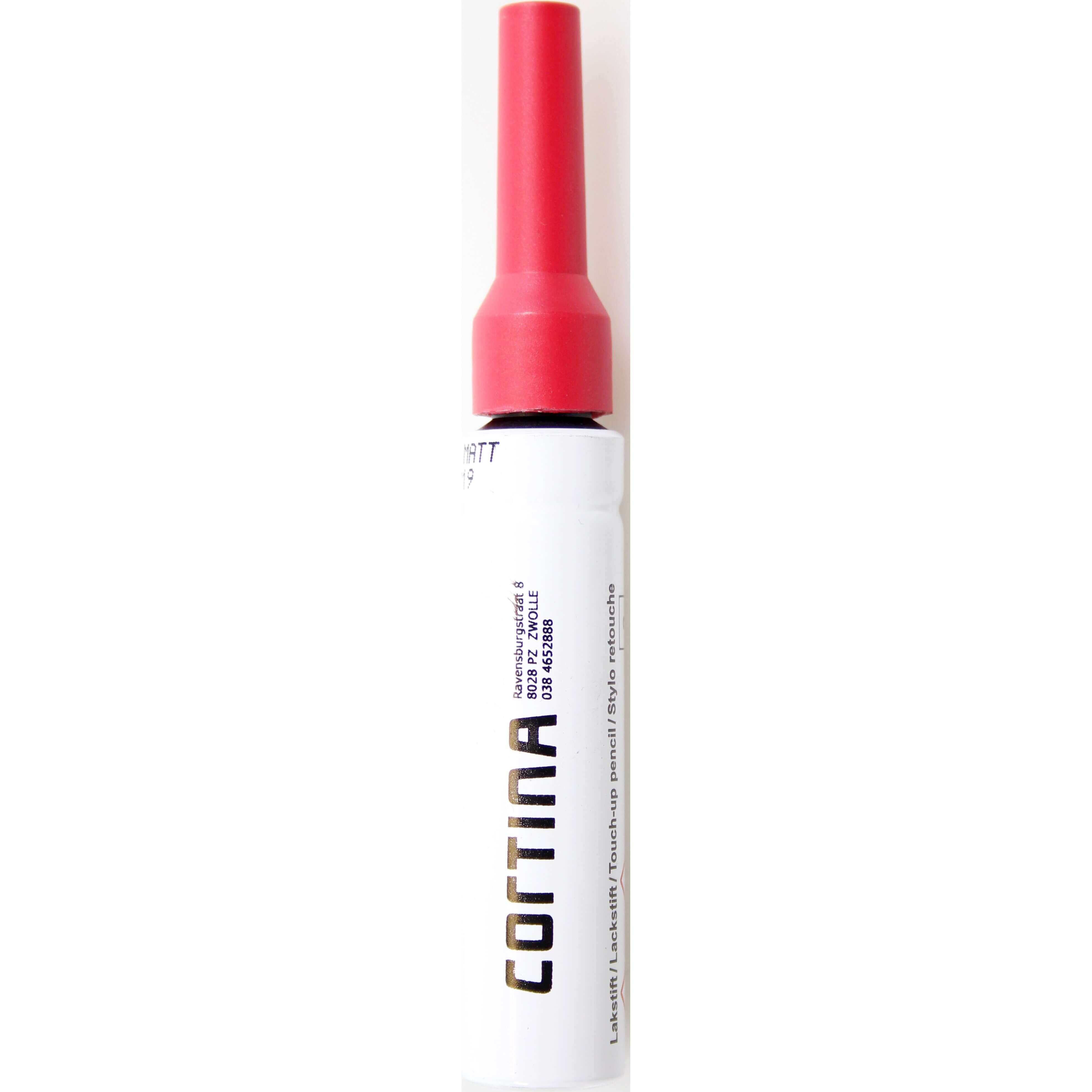 Cortina lakstift Raspberry Red PMS 8883 Matt - AE-trading