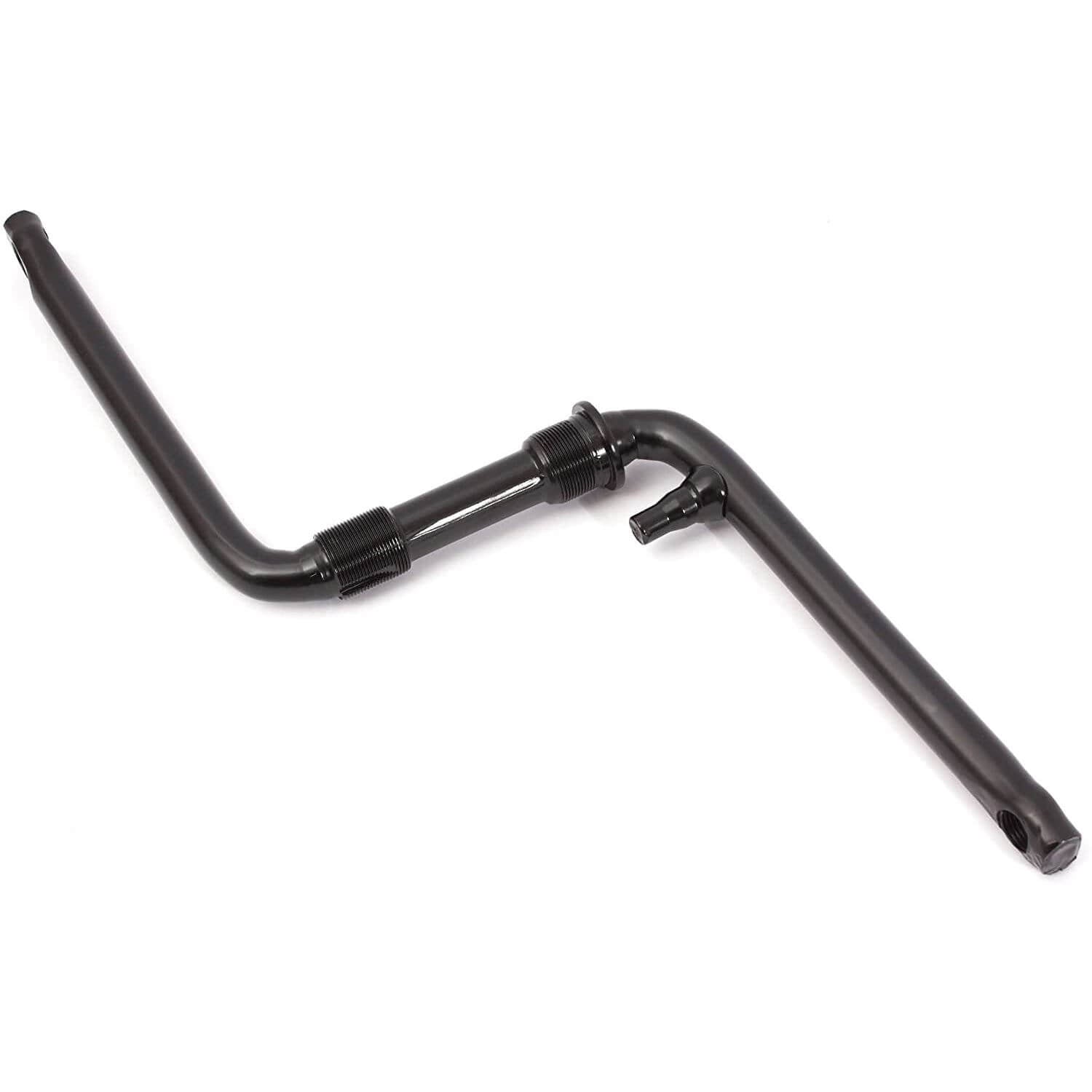 BMX one-piece crank 175mm zwart - AE-trading