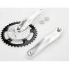 crankstel 38t 152 m disc alu zilver - AE-trading