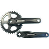 Miranda crankstel 38t 3/32 Alfa 1 mat zwart - AE-trading