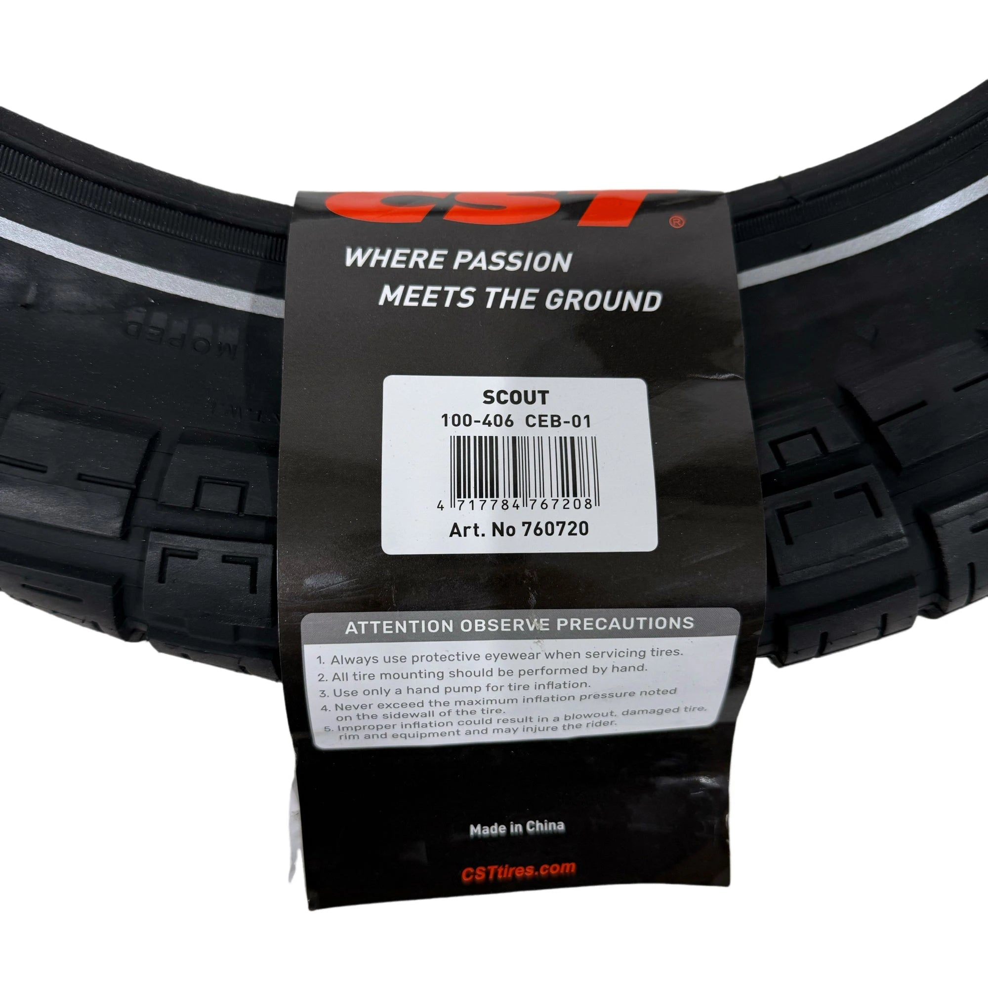 CST Scout Fatbike Buitenband – 4.00x20 (20 Inch) CTC 60TPI - AE-trading