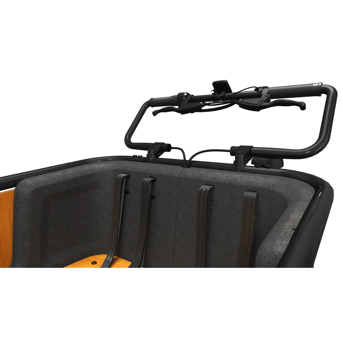 Cangoo Buckle Up – Elektrische Bakfiets - Hout/Zwart - AE-trading