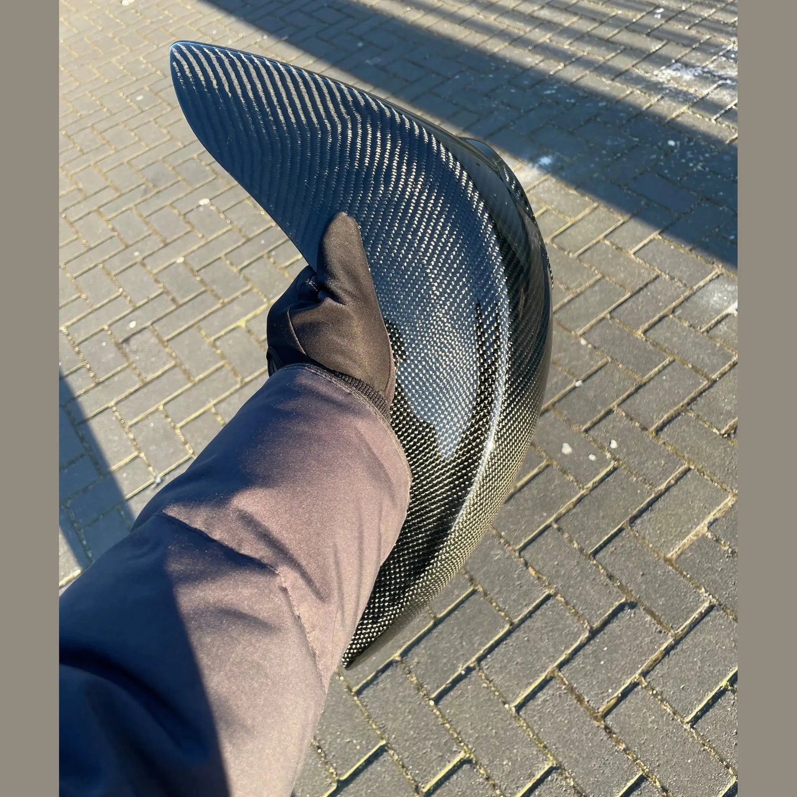 Carbon fiber spatbord Vespa Sprint & Primavera voorzijde - AE-trading
