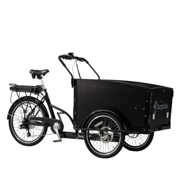 CargoBike of Sweden Classic - Elektrische bakfiets - Zwart - AE-trading
