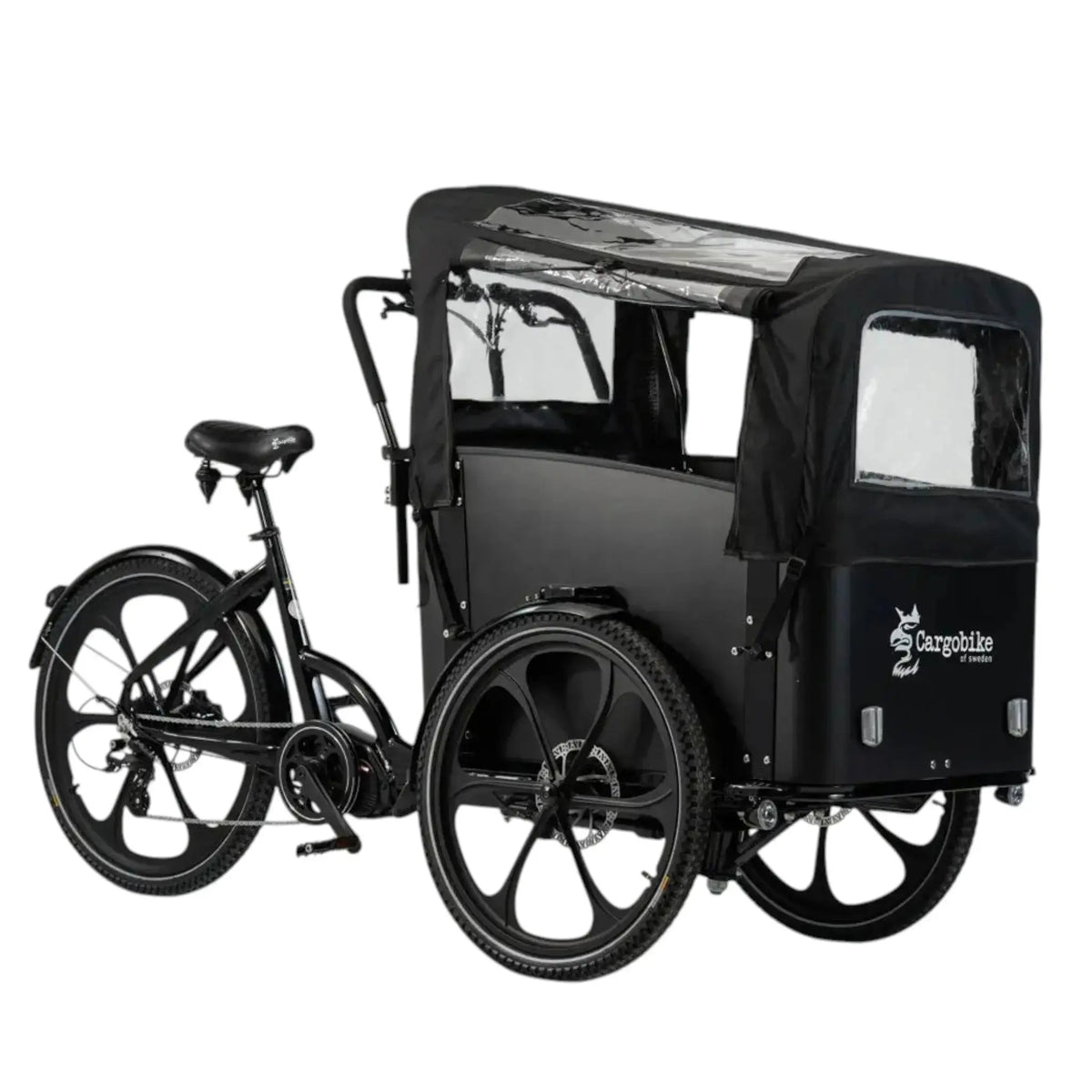 CargoBike of Sweden DeLight - Elektrische bakfiets - Zwart - AE-trading