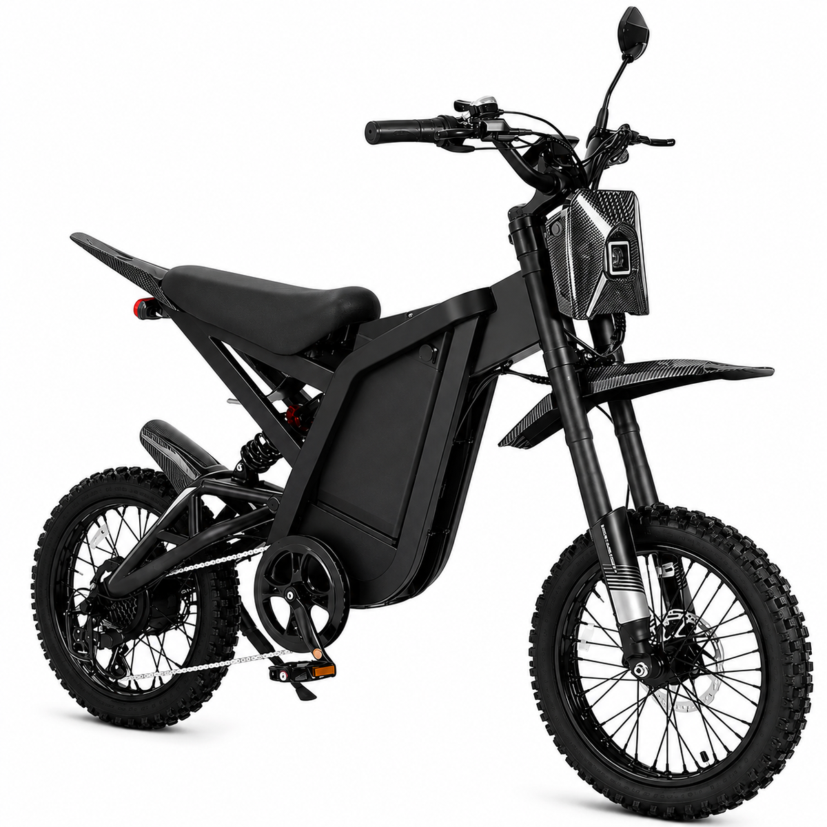 Ouxi GT16 Mini Fatbike - Black on Black - Skinnybike