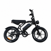 V20 Pro Fatbike Noir 2025 Freins hydrauliques et carter de chaîne