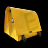 Clarijs fietstas dubbel XL PVC 46L met uitsparing geel - AE-trading