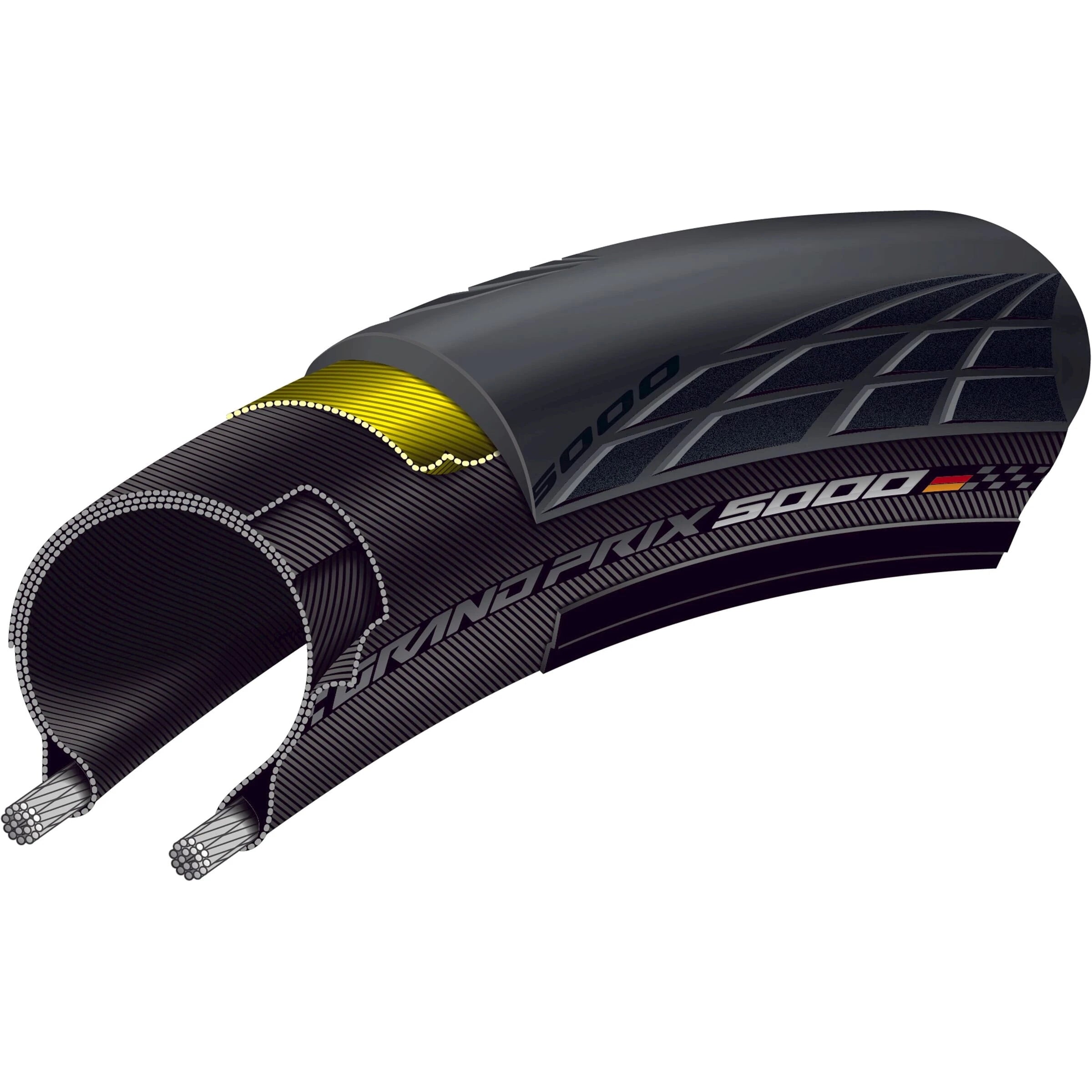 Continental btb GP 5000 700 x 30 zw vouw - AE-trading