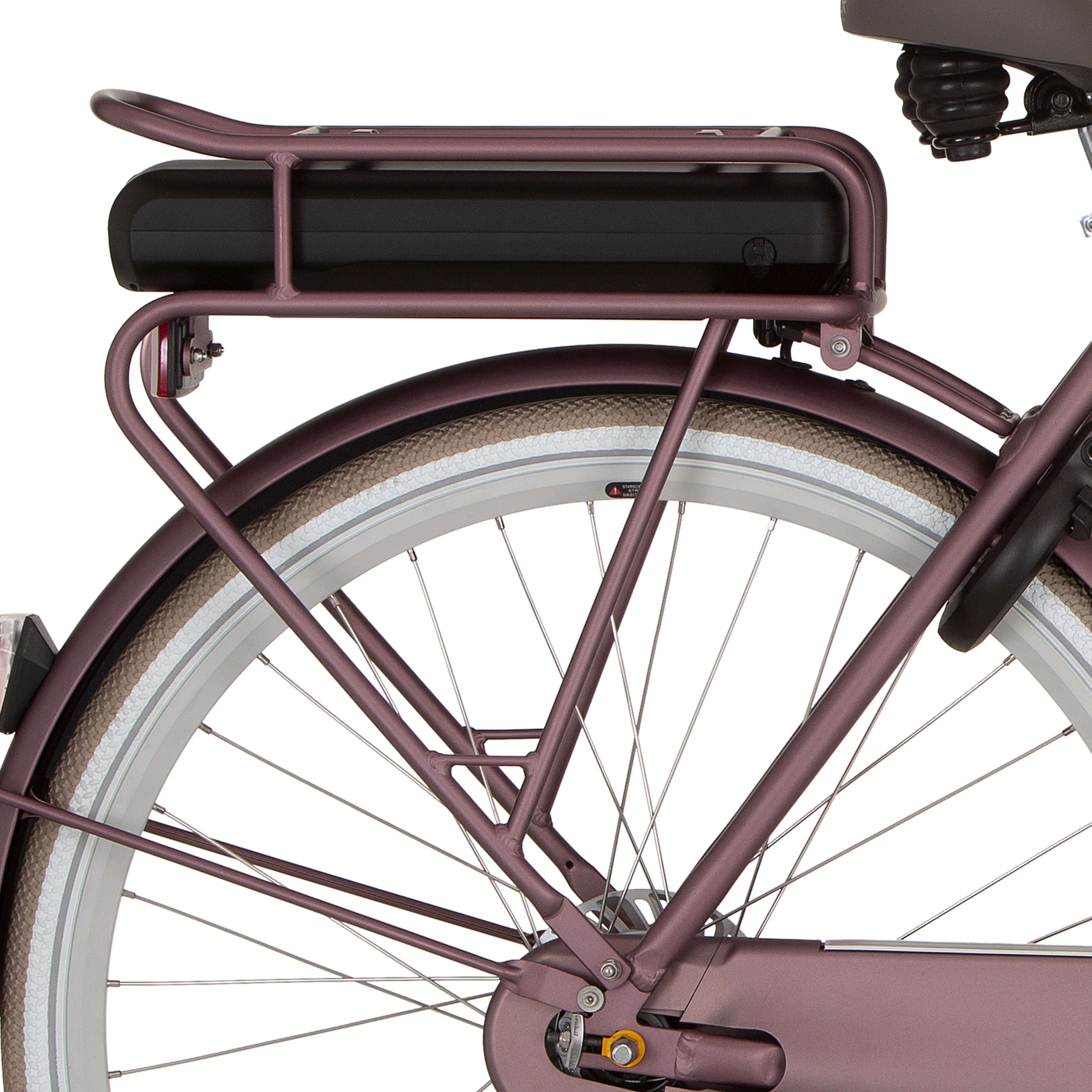 Cortina achterdrager E-U4 Bafang spicy silver matt - AE-trading