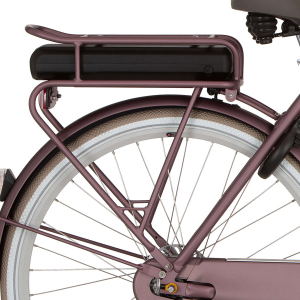 Cortina achterdrager E-U4 Bafang spicy silver matt - AE-trading