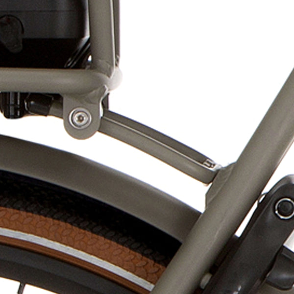 Cortina achterdrager bracket 110mm Bafang quarz grey matt - AE-trading