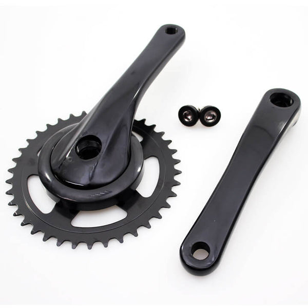 Cortina crankstel 38t black matt - AE-trading
