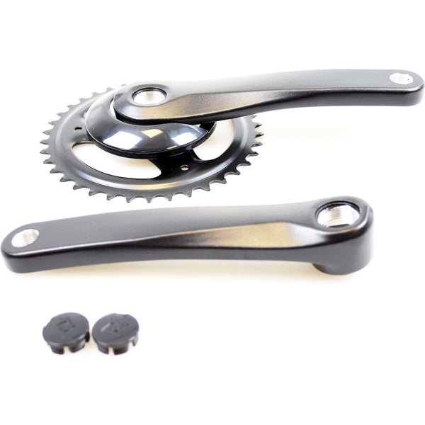 Cortina crankstel 38t black matt - AE-trading