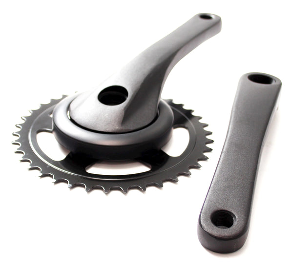 Cortina crankstel 38t black matt - AE-trading