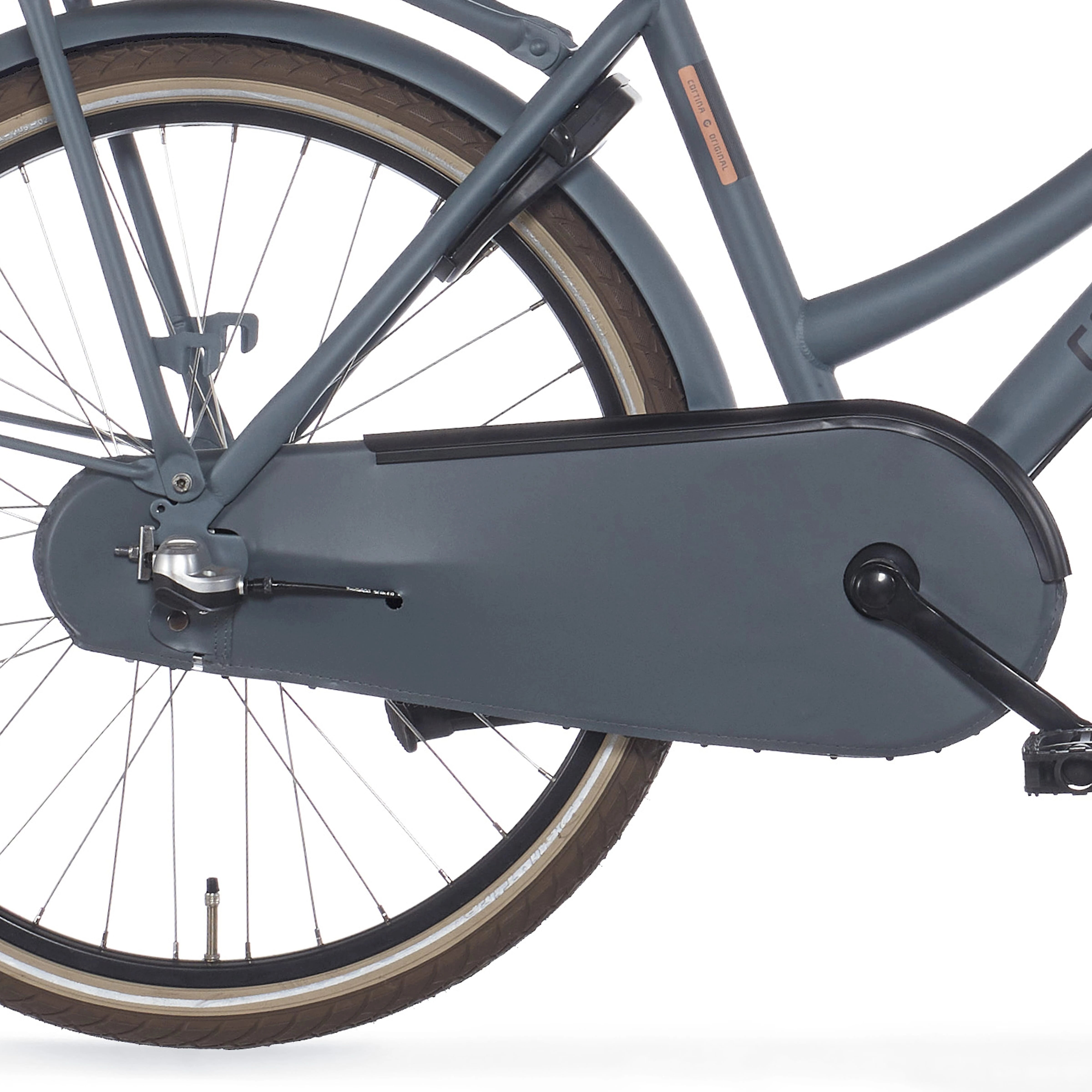 Cortina kettingkast lakdoek 26 U4 mouse grey matt - AE-trading