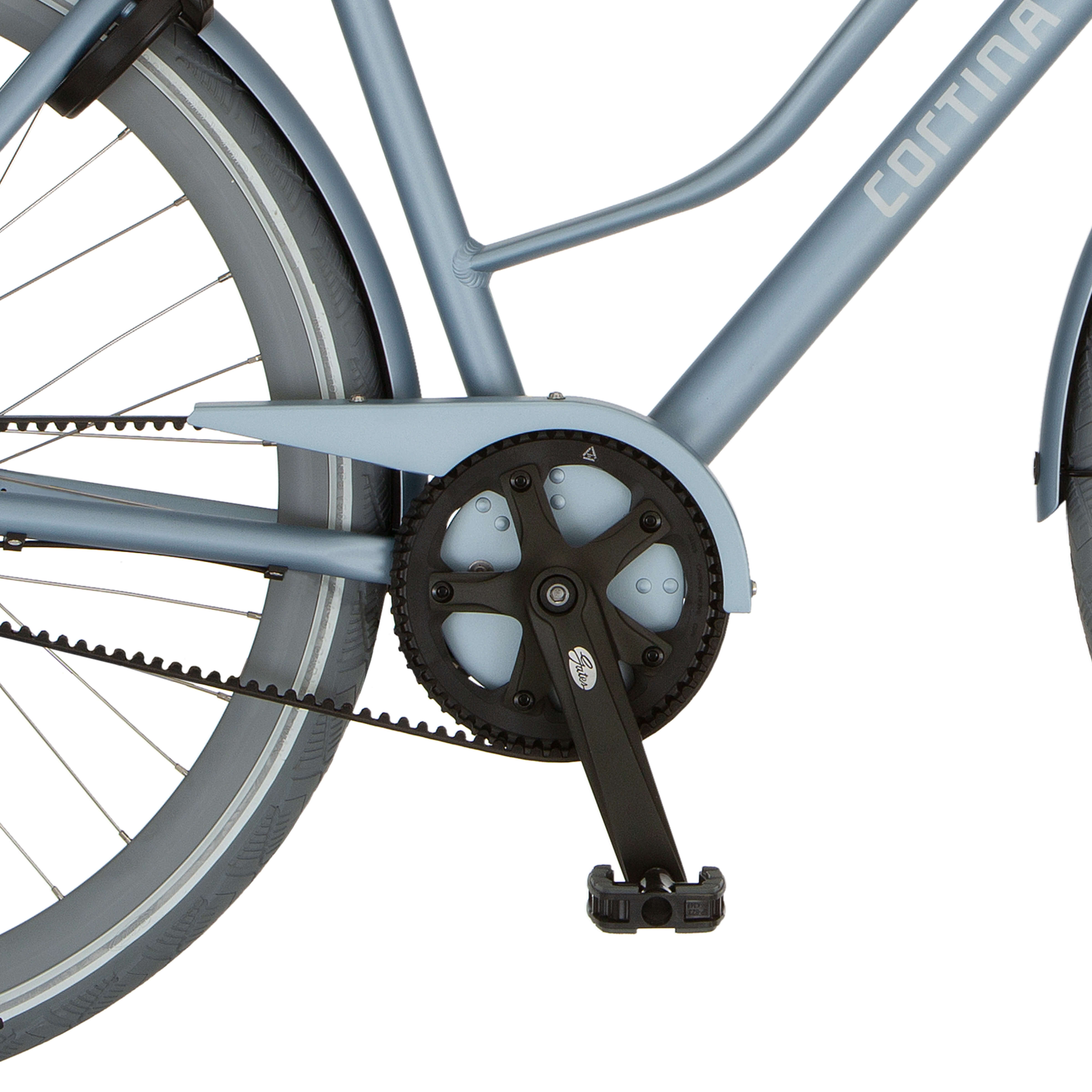 Cortina kettingscherm metaal blauw matt - AE-trading