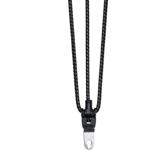 Cortina snelbinder Jakarta 76 cm zwart/antraciet - AE-trading