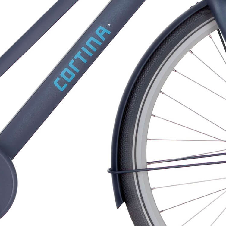Cortina spatbord voor 28 Common black blue matt - AE-trading